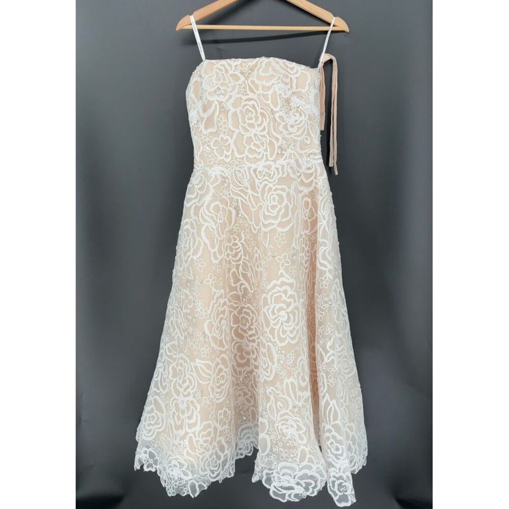 Jovani SAMPLE BRIDAL TEA LENGTH DRESS